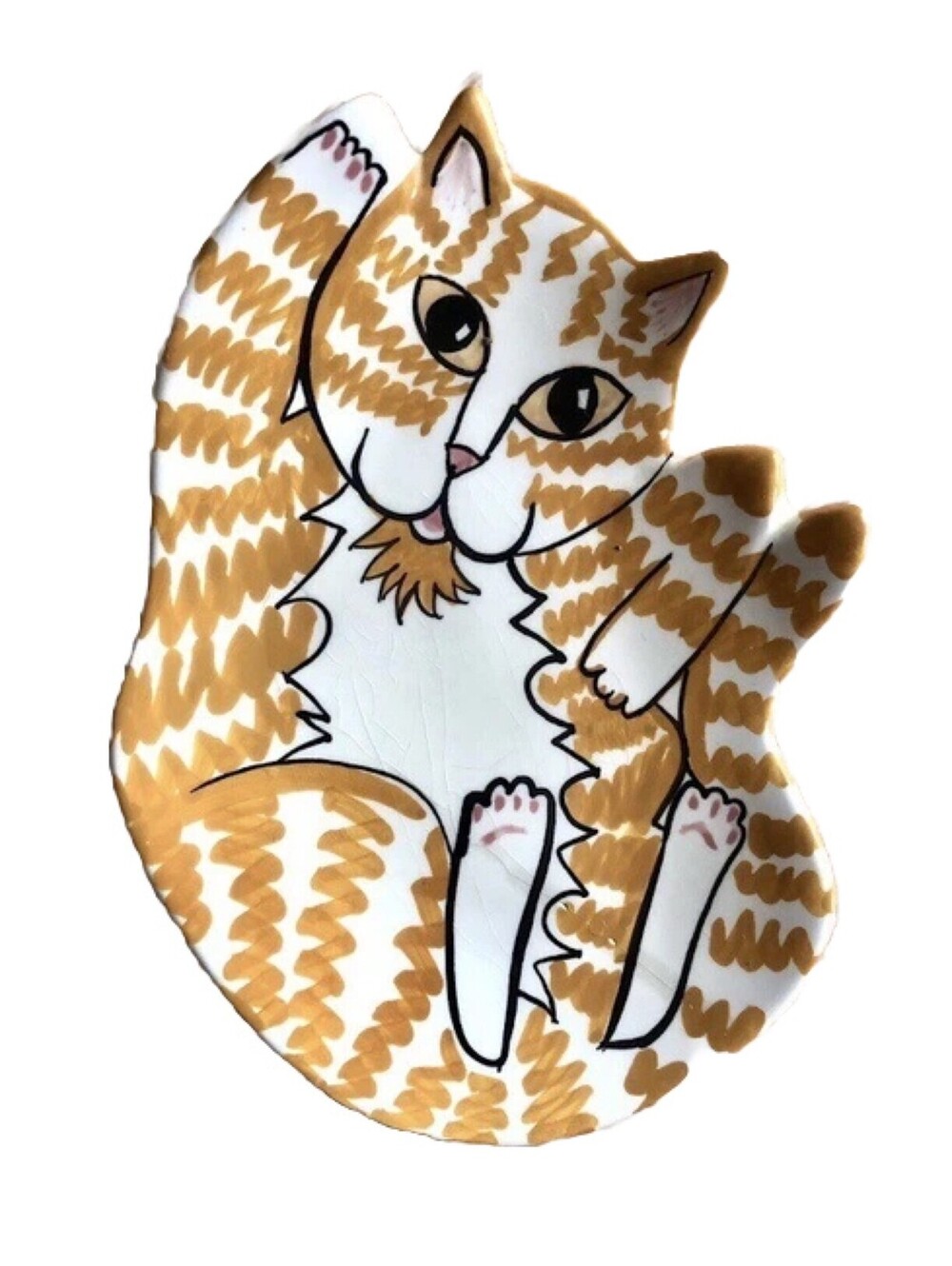 Cintage Cats by Nina Lyman Kitty Trinket Soap Dish 5.5"